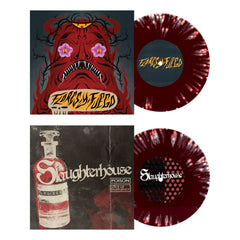 Slaughterhouse / Flores y Fuego - Split - Oxblood W/ Bone Splatter - V -  Pirates Press Records