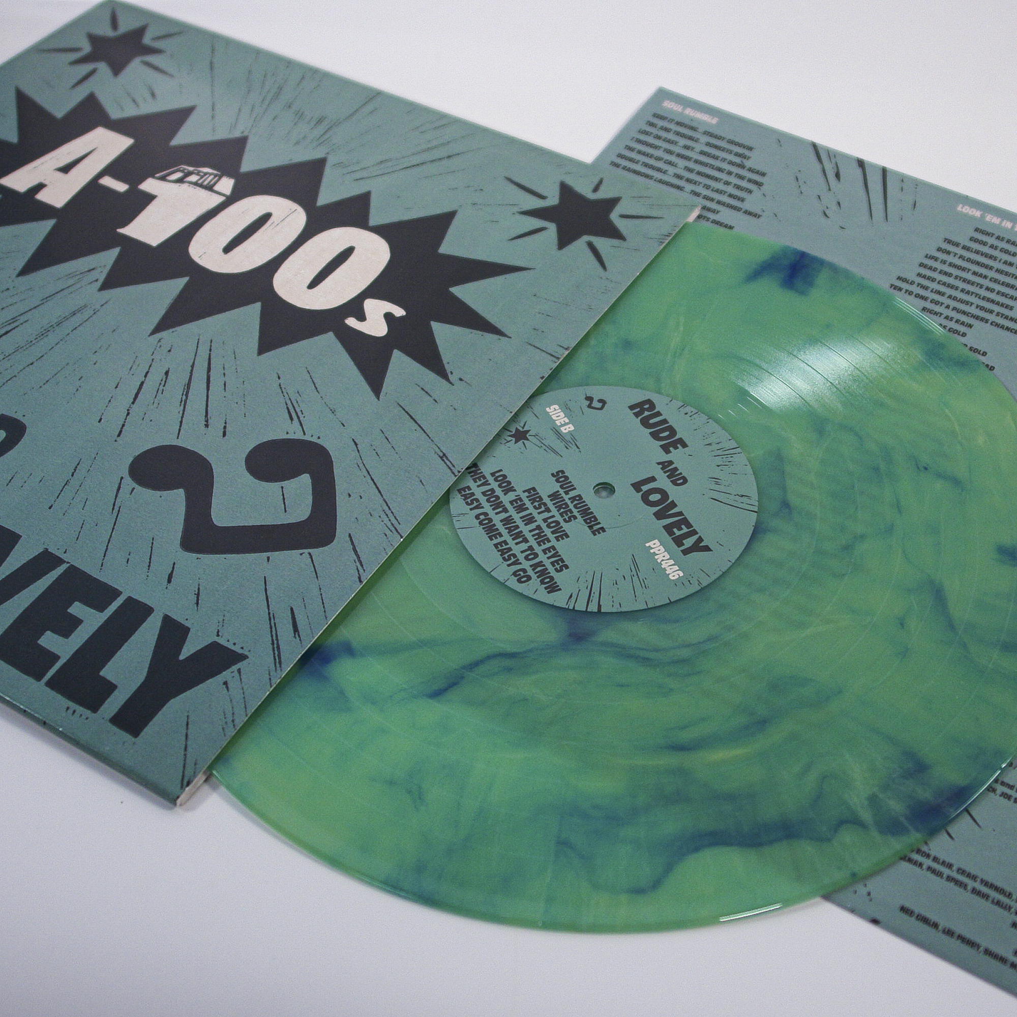 A-100s - Rude And Lovely - Martian Marble - Vinyl LP - Pirates