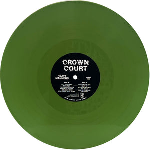 Crown Court - Heavy Manners Olive Green Vinyl LP