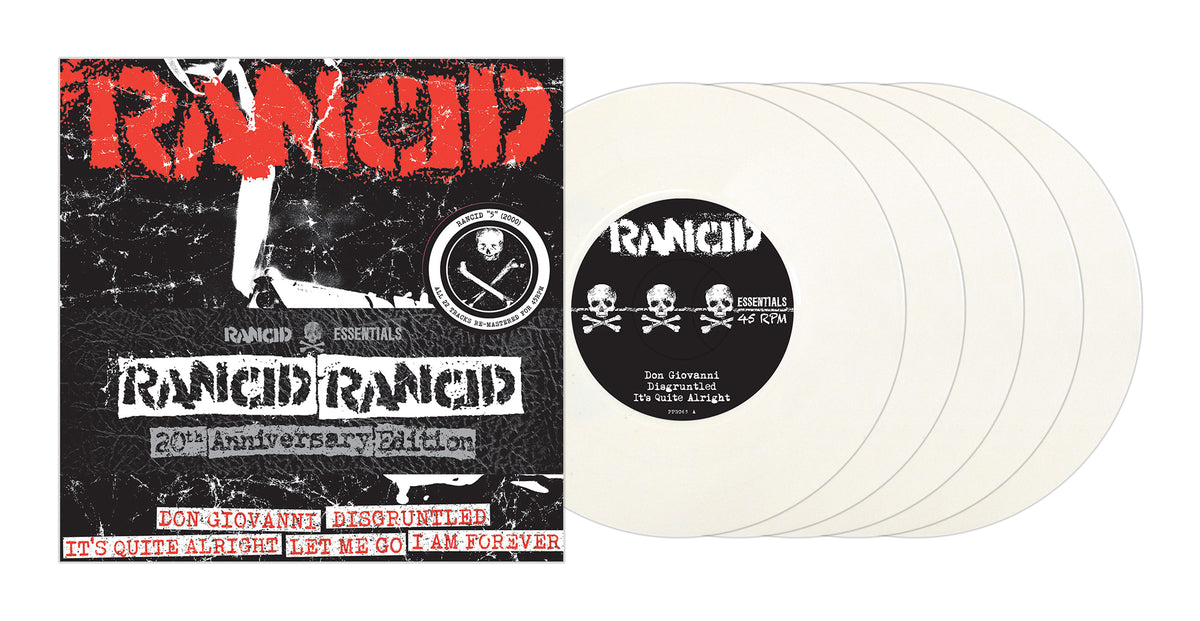 Rancid - S/T (2000) White Vinyl 5X 7&quot; Vinyl