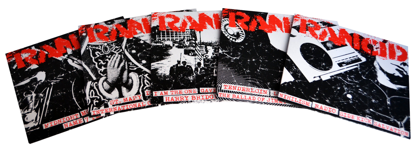 Rancid - Let's Go White Vinyl 5X7