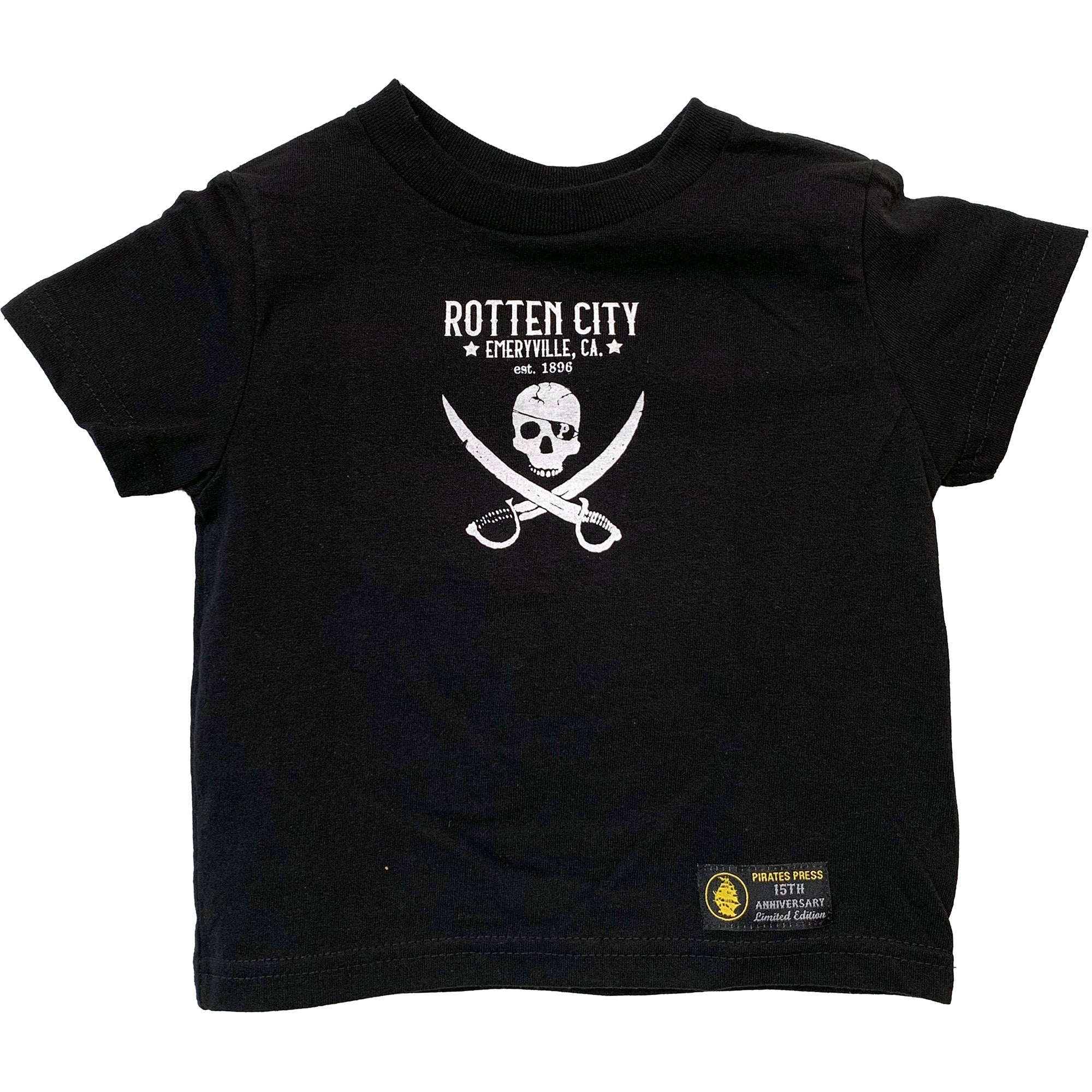 Pirates Press - Rotten City - Black - 15 Year Tag - T-Shirt - Toddler ...