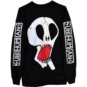 Subhumans - Small Skull - Black - Long-Sleeve T-shirt