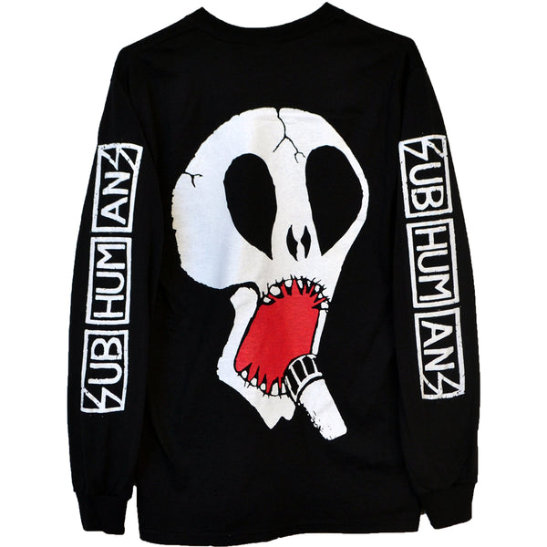 Subhumans - Small Skull - Black - Long-Sleeve T-Shirt - Pirates
