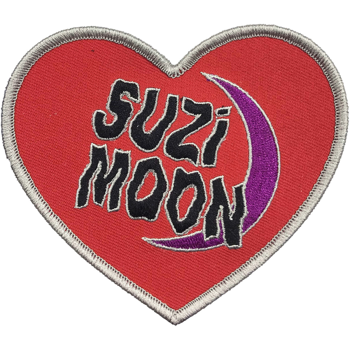 Embroidered Logo Heart Patches