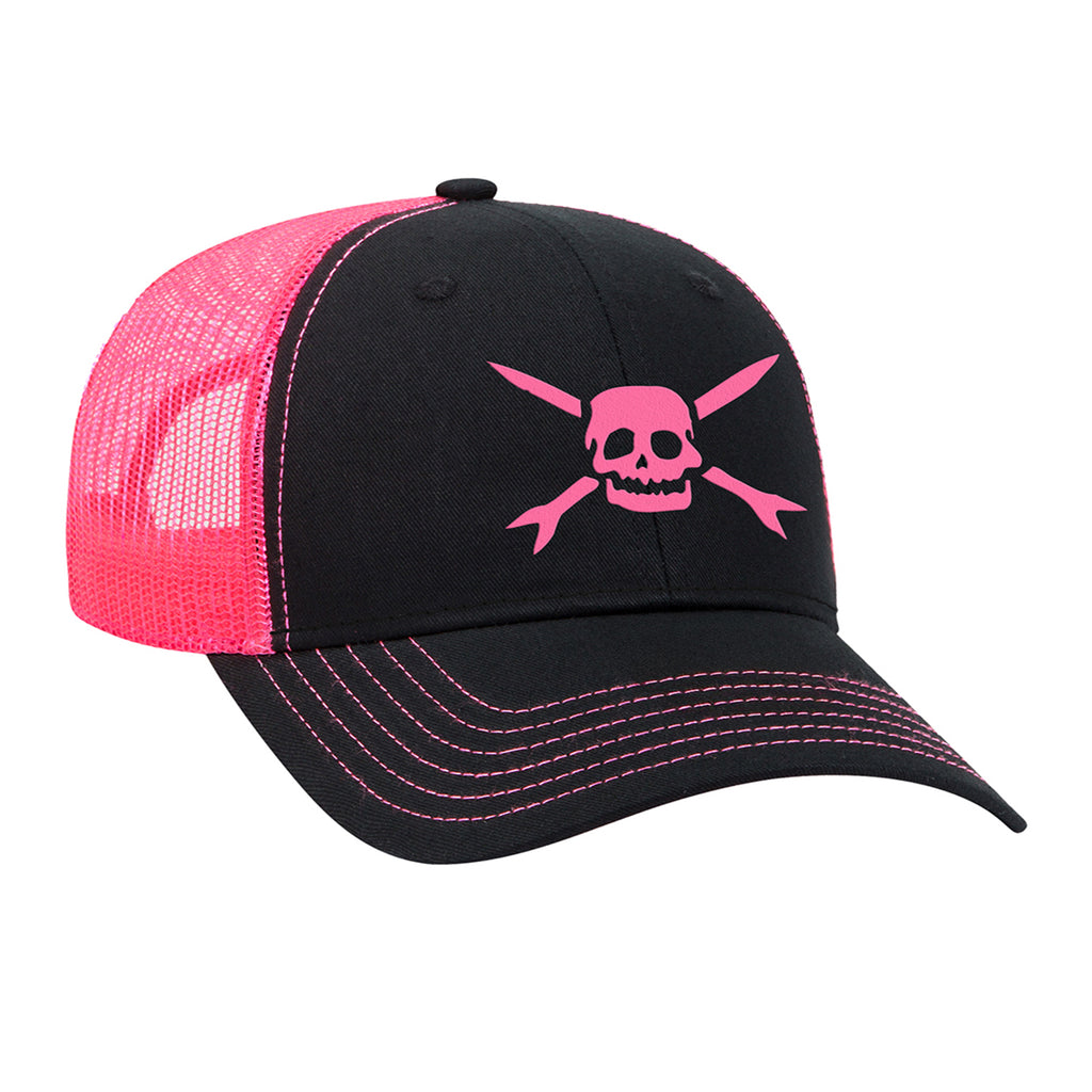 Teenage Bottlerocket - Logo - Pink On Black W/ Stitching