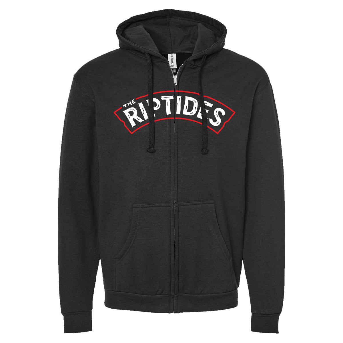 The Riptides - Beaver - Black - Zip-Up Hoodie