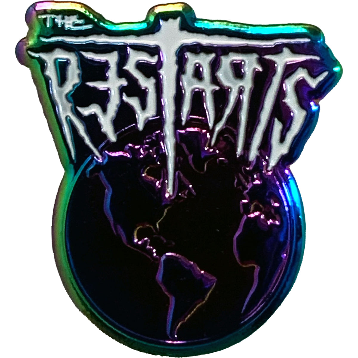 The Restarts - Logo - Rainbow - 1.25” Enamel Pin