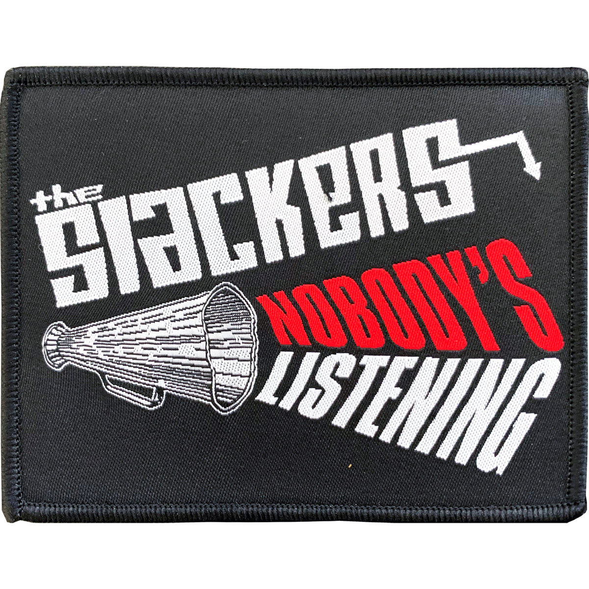 The Slackers - Nobody&#39;s Listening - Patch - Woven - 3&quot; x 4&quot;