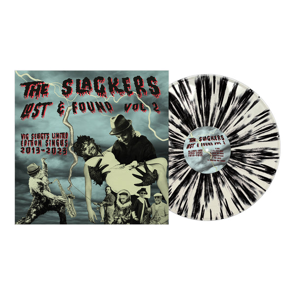 The Slackers - Lost And Found Vol. 2 - Bone W/ Black Splatter