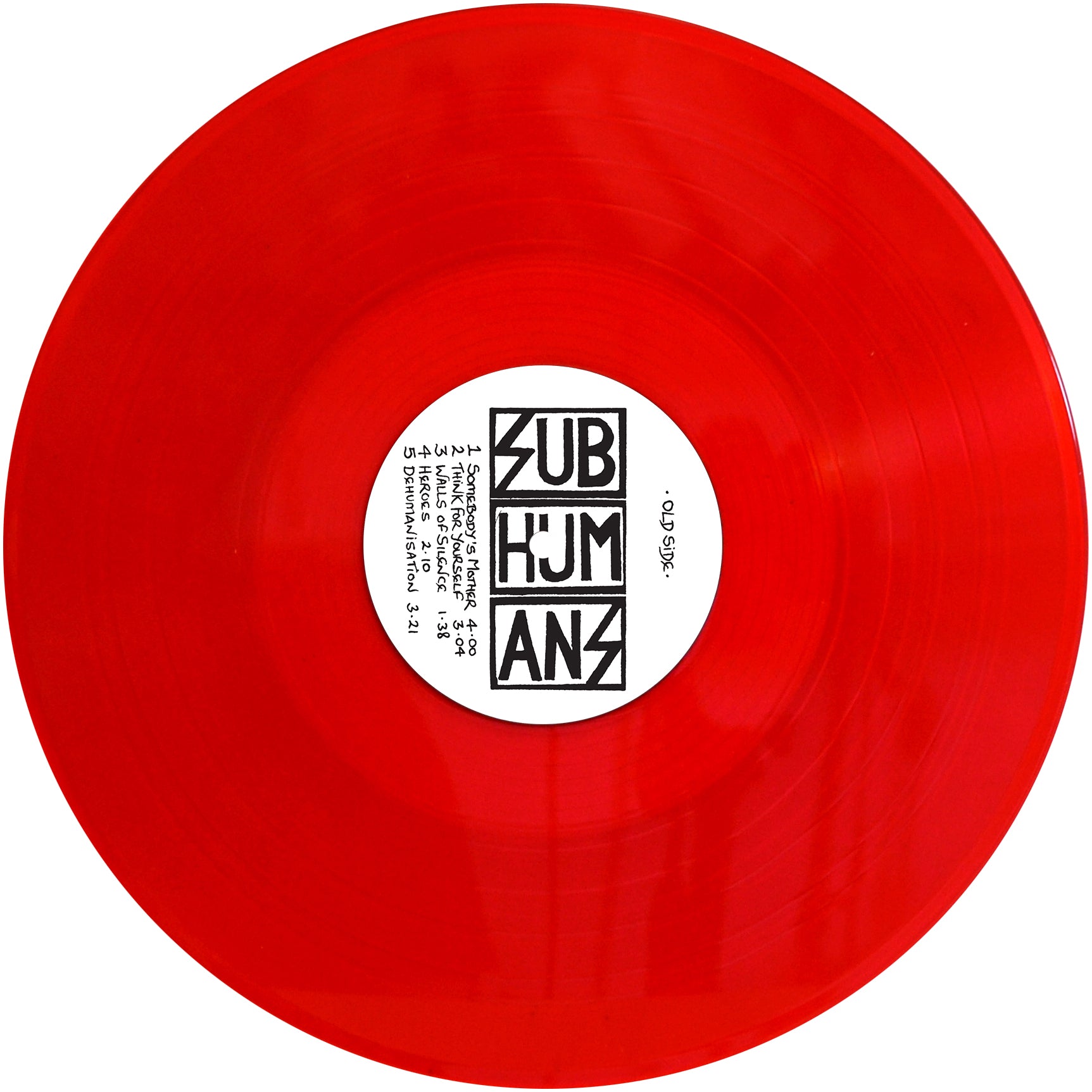 Subhumans - 29:29 Split Vision - Blood Red - Vinyl LP