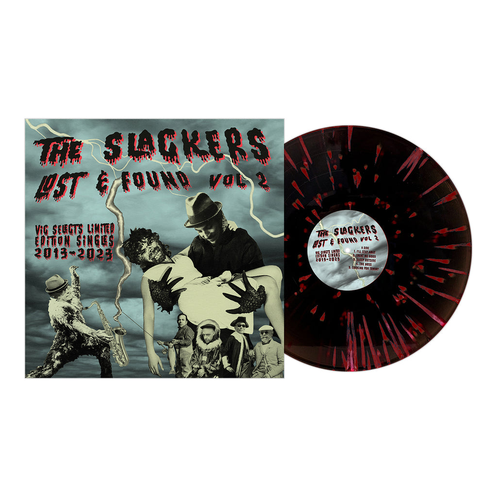 The Slackers - Lost And Found Vol. 2 - Black Ice w/ Red Splatter