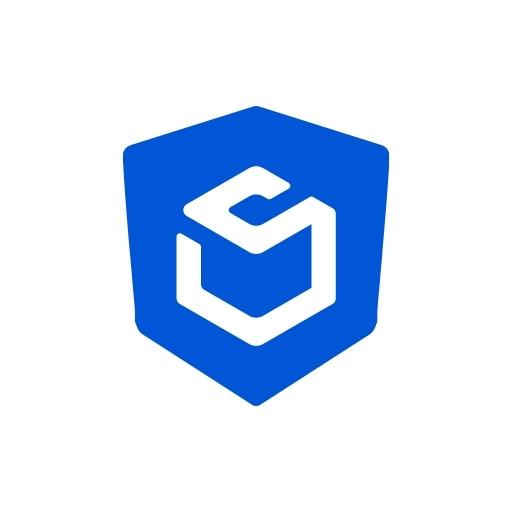 A blue hexagonal shield logo featuring a white stylized “S” in the center, representing the ShipAid brand, set against a white background.