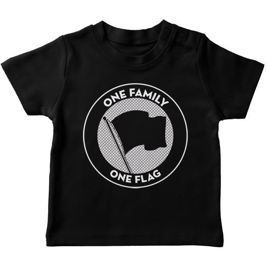 Pirates Press Records - One Family, One Flag Black Toddler T-Shirt