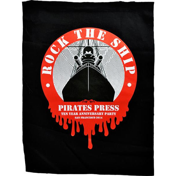 Pirates Press Records - Rock The Ship - Back Patch - 20&quot; x 15&quot;