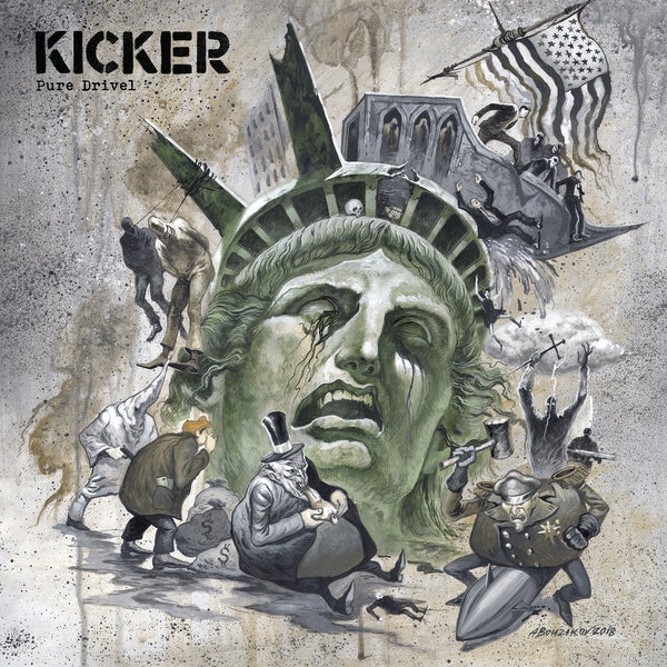 Kicker - Pure Drivel Coke Bottle Green Vinyl LP