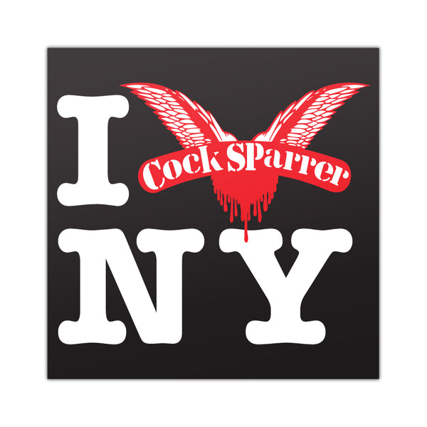 Cock Sparrer - I SPARRER NY - Black Sticker