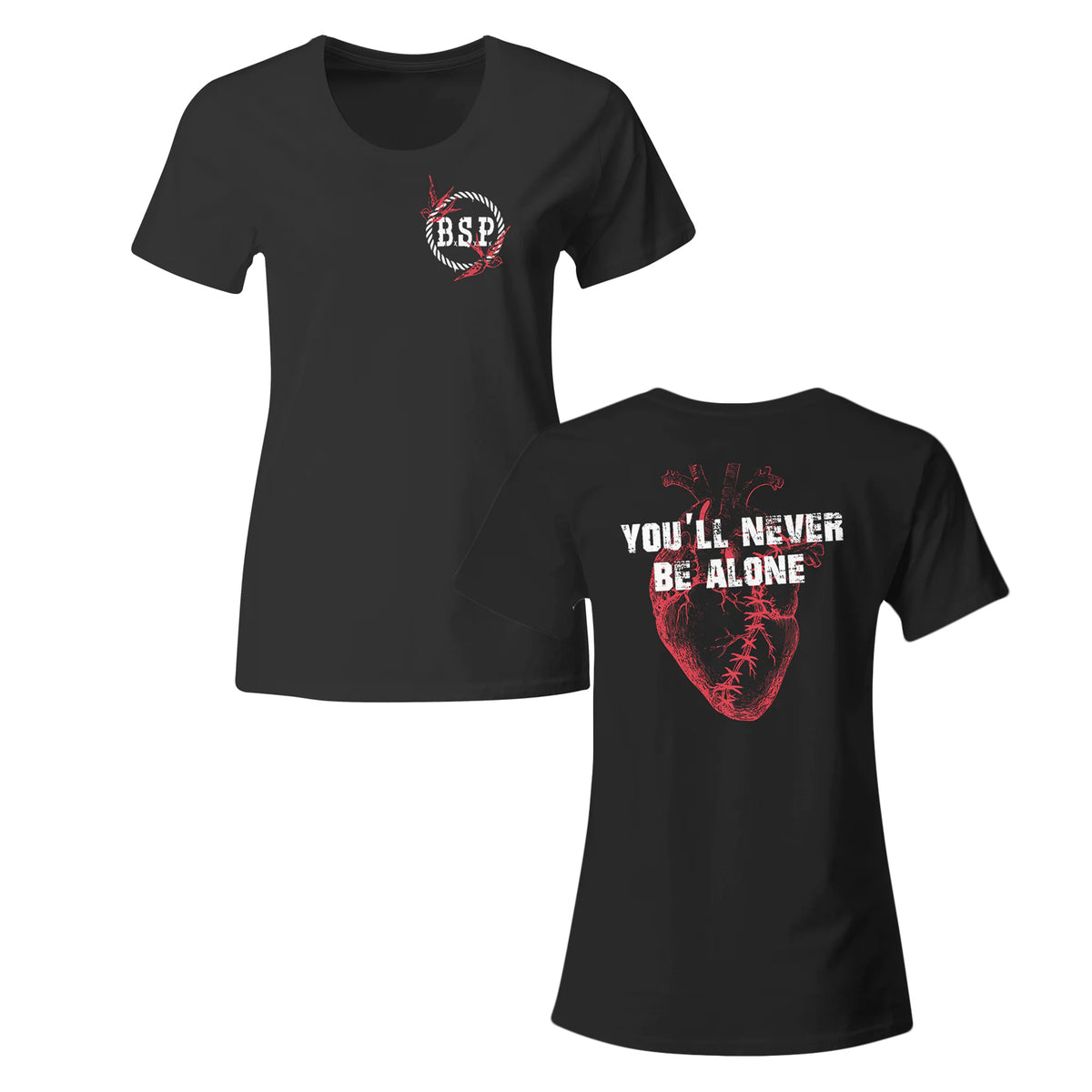 The Bar Stool Preachers - Heart - T-Shirt - Fitted