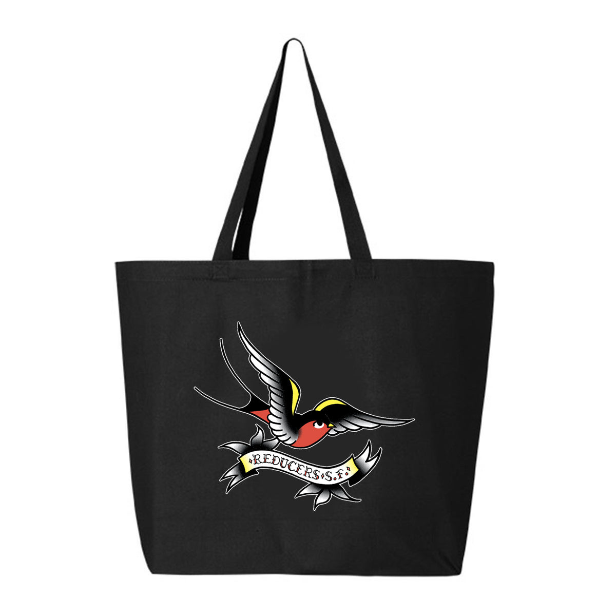 Reducers SF - Bird Logo - Black - Tote Bag