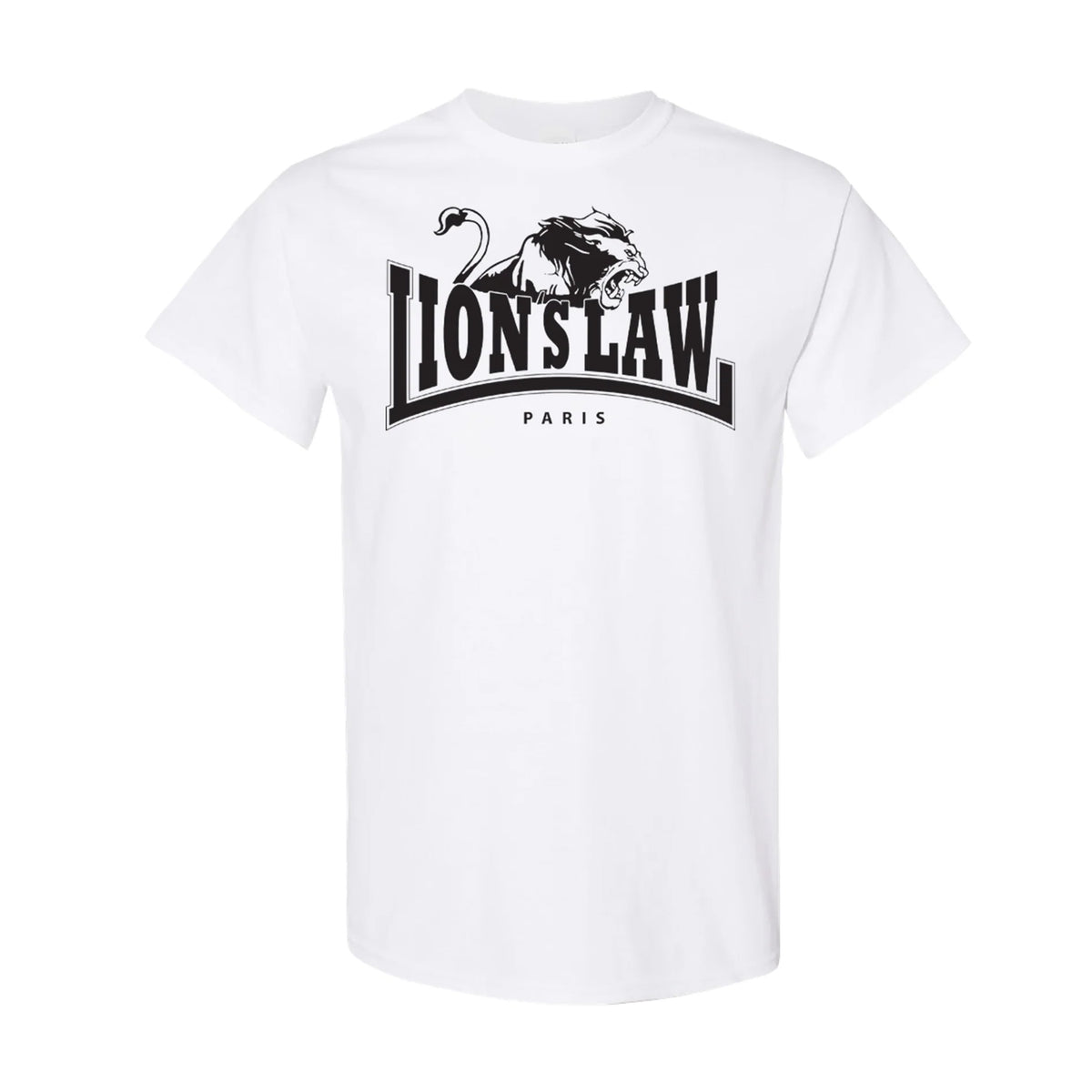 Lion&#39;s Law - Paris Logo - White - T-Shirt