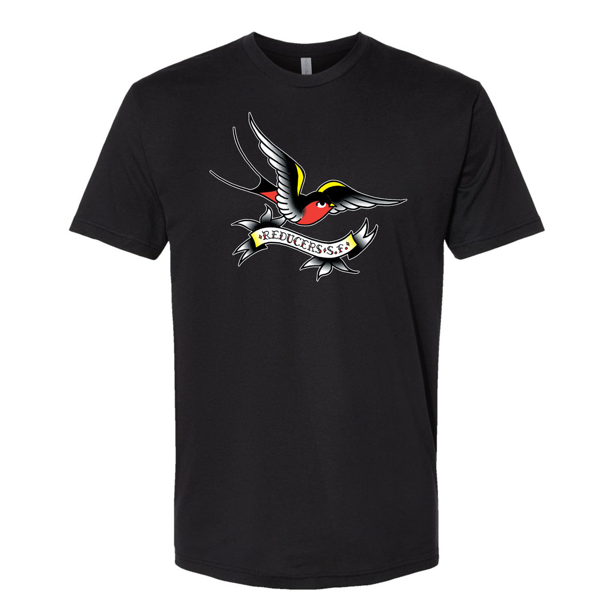 Reducers SF - Bird Logo - Black - T-Shirt