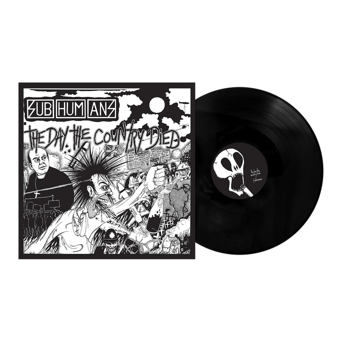 Subhumans - The Day The Country Died Black Vinyl LP