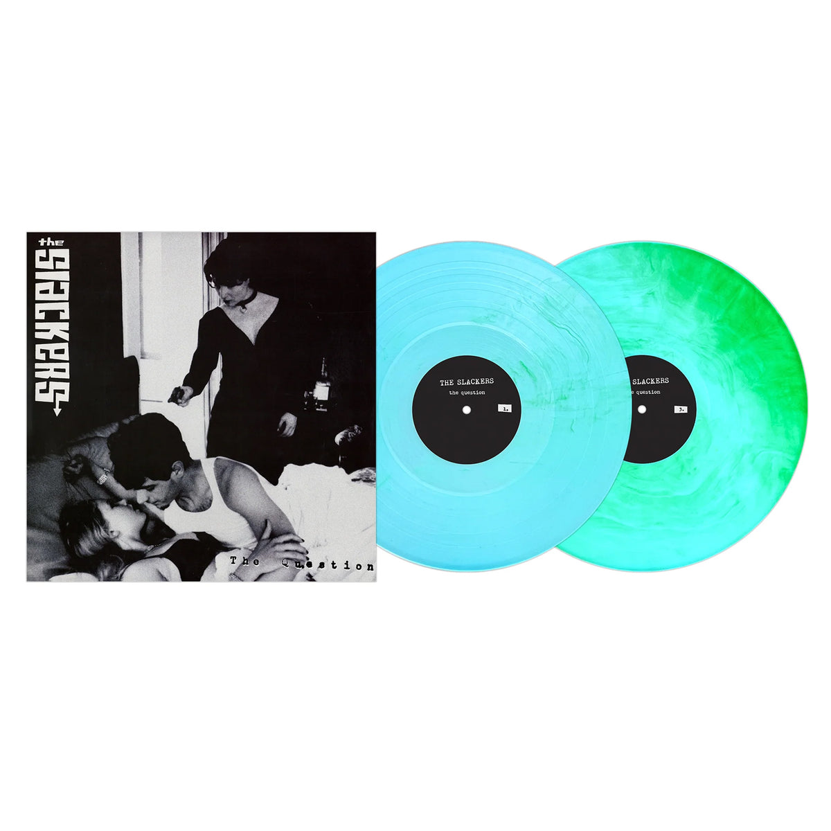 The Slackers - The Question Blue &amp; Green Galaxy Vinyl 2xLP