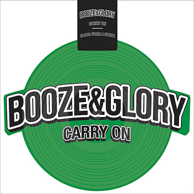 Booze &amp; Glory - Carry On Shaped Picture Disc Green