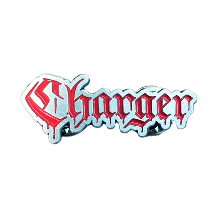 Charger - Blood Logo - 1.5&quot; Enamel Pin