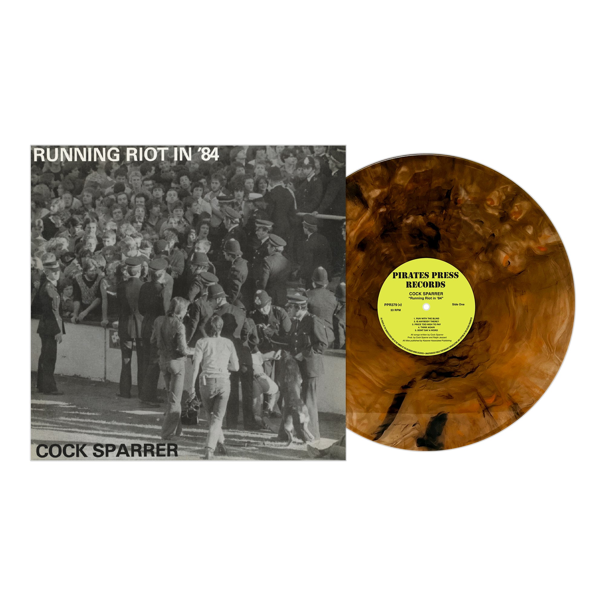 Cock Sparrer - Running Riot In 84 - Koi Pond Marble - Vinyl LP ...