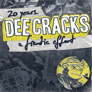 DeeCRACKS - 20 Years. A Frantic Effort Neon Yellow Splatter Vinyl 3x10"
